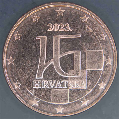 5 cent münze hrvatska 2023